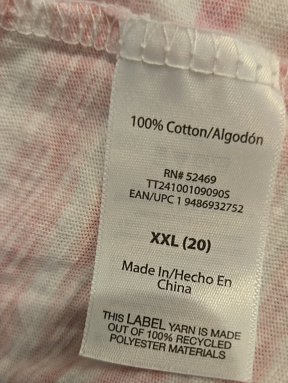 Time and Tru Xxl Pink White Striped Tiered Maxi Dress Cotton Size 20 Plus